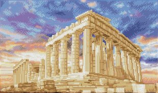 Teemantmosaiik Parthenon Temple Acropolis Athens Greece, 52x31 cm hind ja info | Teemantmaalid, teemanttikandid | kaup24.ee