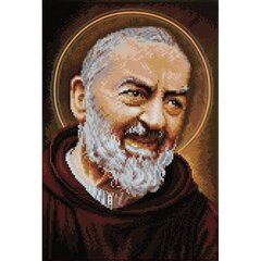 Алмазная мозаика Padre Pio 32x47 см цена и информация | Алмазная мозаика | kaup24.ee