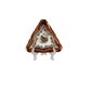 Portselanist serveerimise kolmnurga kaus "Jahindus" (Fox) Queens Crowni poolt, suurus 16,5 cm - punane цена и информация | Lauanõud ja kööginõud | kaup24.ee