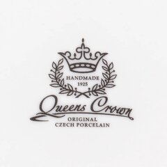 Portselanist ruudukujuline salatikauss "Jahindus" (faasan) Queens Crowni poolt, suurus 24 cm x 24 cm - punane hind ja info | Lauanõud ja kööginõud | kaup24.ee