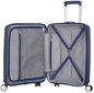 Käsipagas American Tourister Soundbox Spinner Expandable 55 cm, sinine hind ja info | Kohvrid, reisikotid | kaup24.ee