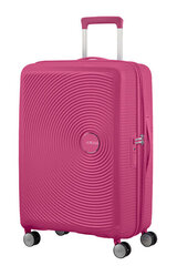 American Tourister средний чемодан Soundbox Spinner Expandable 67см, Розовый цена и информация | Чемоданы, дорожные сумки | kaup24.ee