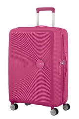 American Tourister большой чемодан Soundbox Spinner Expandable 77см, Megenta цена и информация | Чемоданы, дорожные сумки  | kaup24.ee