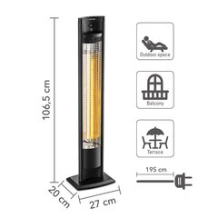 Terrassi soojuskiirgur Trotec IRS 2010E Premium цена и информация | Trotec Сантехника, ремонт, вентиляция | kaup24.ee