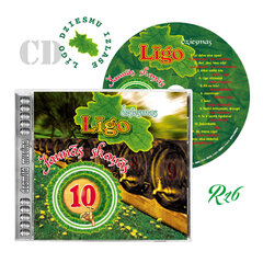 CD Līgo dziesmas Jaunās Skaņās 10 Valik populaarseid Läti LĪGO laule hind ja info | Vinüülplaadid, CD, DVD | kaup24.ee