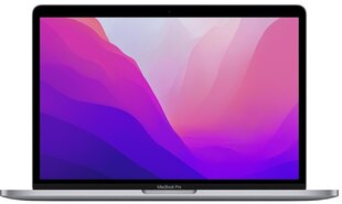 Apple MacBook Pro 13" M2 8C CPU, 10C 8GB/512GB Space Gray INT MNEJ3ZE/A hind ja info | Sülearvutid | kaup24.ee