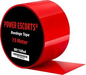 Sidumisteip Bondage Tape 15 m, punane цена и информация | БДСМ и фетиш | kaup24.ee