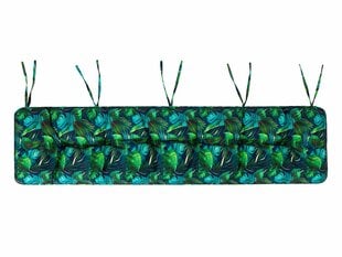 Padi pingile Hobbygarden Etna 3D 180x40 cm, roheline hind ja info | Toolipadjad ja -katted | kaup24.ee