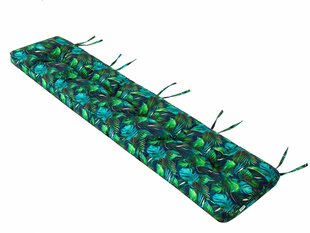 Padi pingile Hobbygarden Etna 3D 180x40 cm, roheline цена и информация | Подушки, наволочки, чехлы | kaup24.ee