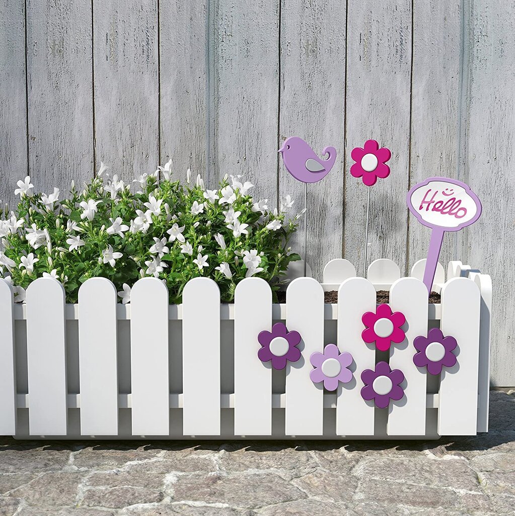 Lillekast Landhaus automaatse kastmisega, 75 x 20 x 16,5 cm maalähedane, violetne punane hind ja info | Lillekastid | kaup24.ee