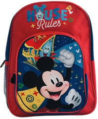 Disney Seljakotid House Rules Red 21412201 4 цена и информация | Школьные рюкзаки, спортивные сумки | kaup24.ee