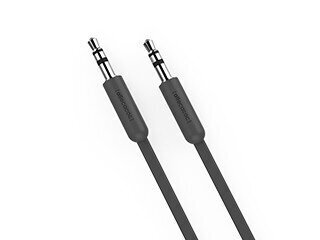 Allocacoc AUX-kaabel AUXcable Flat 3m, hall hind ja info | Mobiiltelefonide kaablid | kaup24.ee