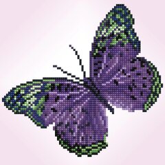 Teemantmosaiik Whisper purple 23x23 cm цена и информация | Алмазная мозаика | kaup24.ee