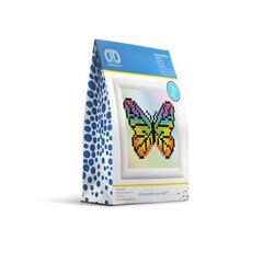 Teemantmosaiik Rainbow butterfly DD Kit with frame hind ja info | Teemantmaalid, teemanttikandid | kaup24.ee