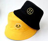 Kahepoolne müts-ämbrimüts K5, kollane-must цена и информация | Naiste mütsid ja peapaelad | kaup24.ee