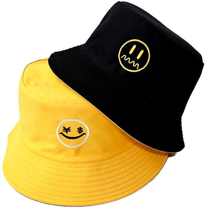 Kahepoolne müts-ämbrimüts K5, kollane-must hind ja info | Naiste mütsid ja peapaelad | kaup24.ee