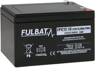 Fulbat FPC12-13, 12В 13.9Ач цена и информация | Батареи | kaup24.ee