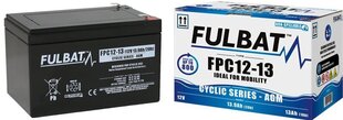 Fulbat FPC12-13, 12V 13.9Ah hind ja info | Akud | kaup24.ee