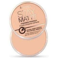 Rimmel London Stay Matte пудра 14 г, 009 Amber цена и информация | Пудры, базы под макияж | kaup24.ee