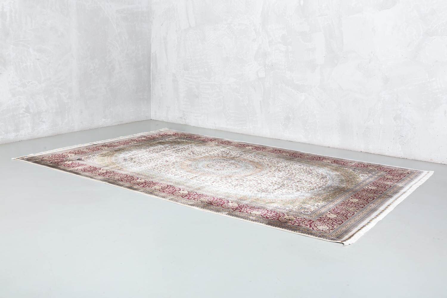 Vaip Qum 2007A Cream-Bordo 160x230 cm цена и информация | Vaibad | kaup24.ee