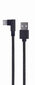 CABLE USB2 TO USB-C ANGLED/CC-USB2-AMCML-0.2M GEMBIRD hind ja info | Mobiiltelefonide kaablid | kaup24.ee