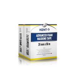 Teip Kent Advanced Foam Masking tape 50 m x 20 mm x 9 mm hind ja info | Käsitööriistad | kaup24.ee