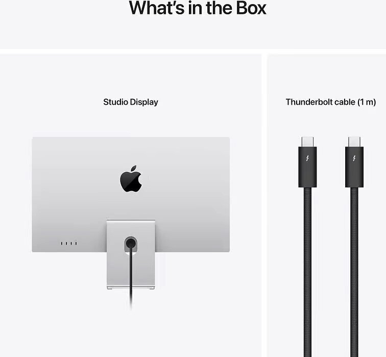 Apple Studio Display - Standard Glass - Tilt- and Height-Adjustable Stand - MK0Q3Z/A hind ja info | Monitorid | kaup24.ee