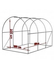 Складная садовая теплица из пленки, 2х3,5х2 м цена и информация | Теплицы | kaup24.ee
