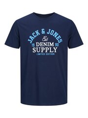 JACK & JONES meeste T-särk 12210819*02, tumesinine 5715307385891 hind ja info | Jack&Jones Jalanõud, riided ja aksessuaarid | kaup24.ee