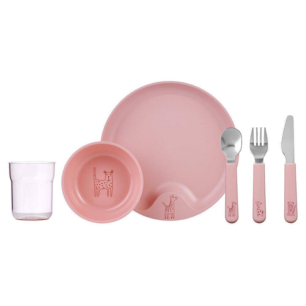 Laste lauanõude komplekt Mepal, 6-osaline, roosa hind ja info | Laste sööginõud | kaup24.ee