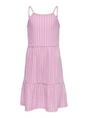 Детское платье ONLY, 15263624*02, розовый/белый цвет, 5715306518825 цена и информация | Платья для девочек | kaup24.ee