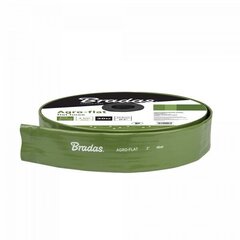 Плоский шланг для воды Bradas AGRO-FLAT PVC, W.P.4 / B.P.12 Bar, 4"- 30m, Green цена и информация | Оборудование для полива | kaup24.ee