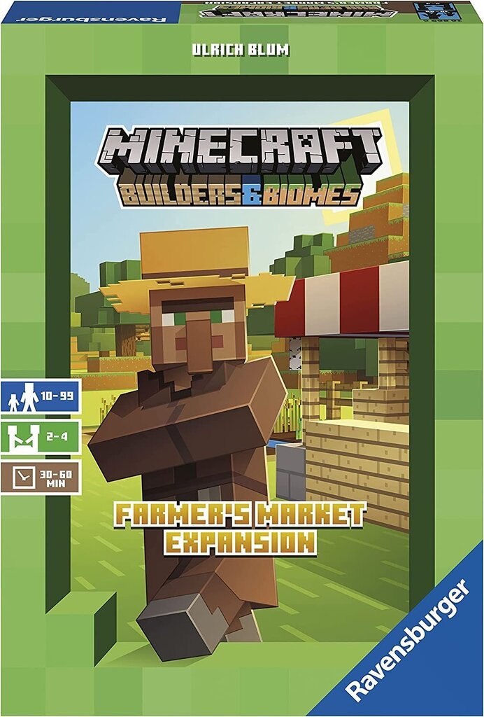 Lauamäng Ravensburger Minecraft Builders Biomes: Farmers Market Expansion, ENG цена и информация | Lauamängud ja mõistatused | kaup24.ee