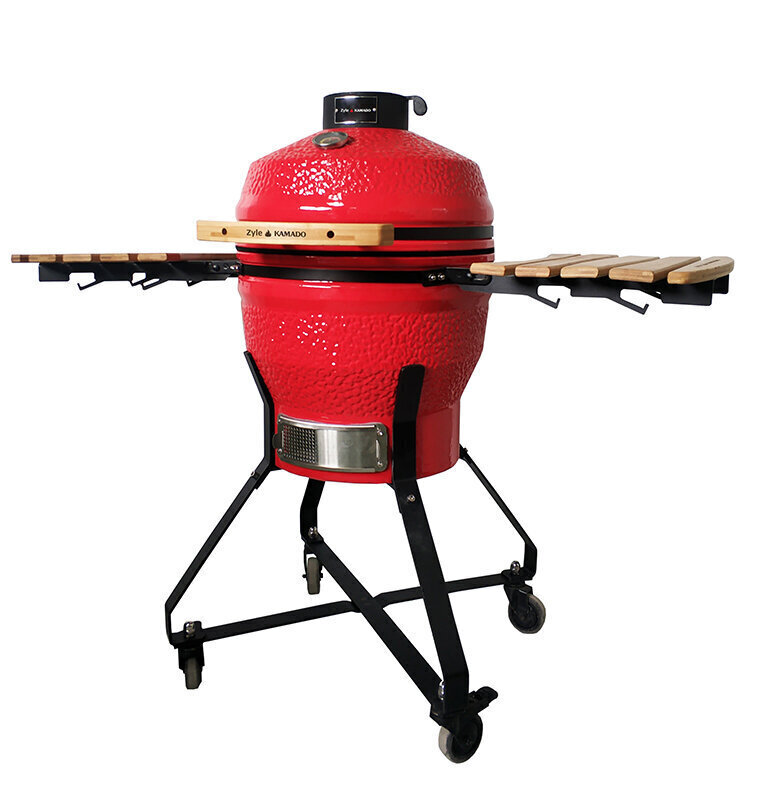 Grill Zyle Kamado, ZY18KSRDSET, koos tarvikutega, 45 cm hind ja info | Grillid | kaup24.ee