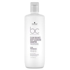 Šampoon Schwarzkopf Professional BC Clean Balance Deep Cleansing Shampoo, 1000 ml цена и информация | Шампуни | kaup24.ee