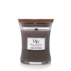 WoodWick ароматическая свеча Sand Driftwood, 275 г цена и информация | Подсвечники, свечи | kaup24.ee