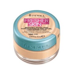 Jumestus-peitekreem Rimmel Fresher Skin 25 ml, 100 Ivory цена и информация | Пудры, базы под макияж | kaup24.ee