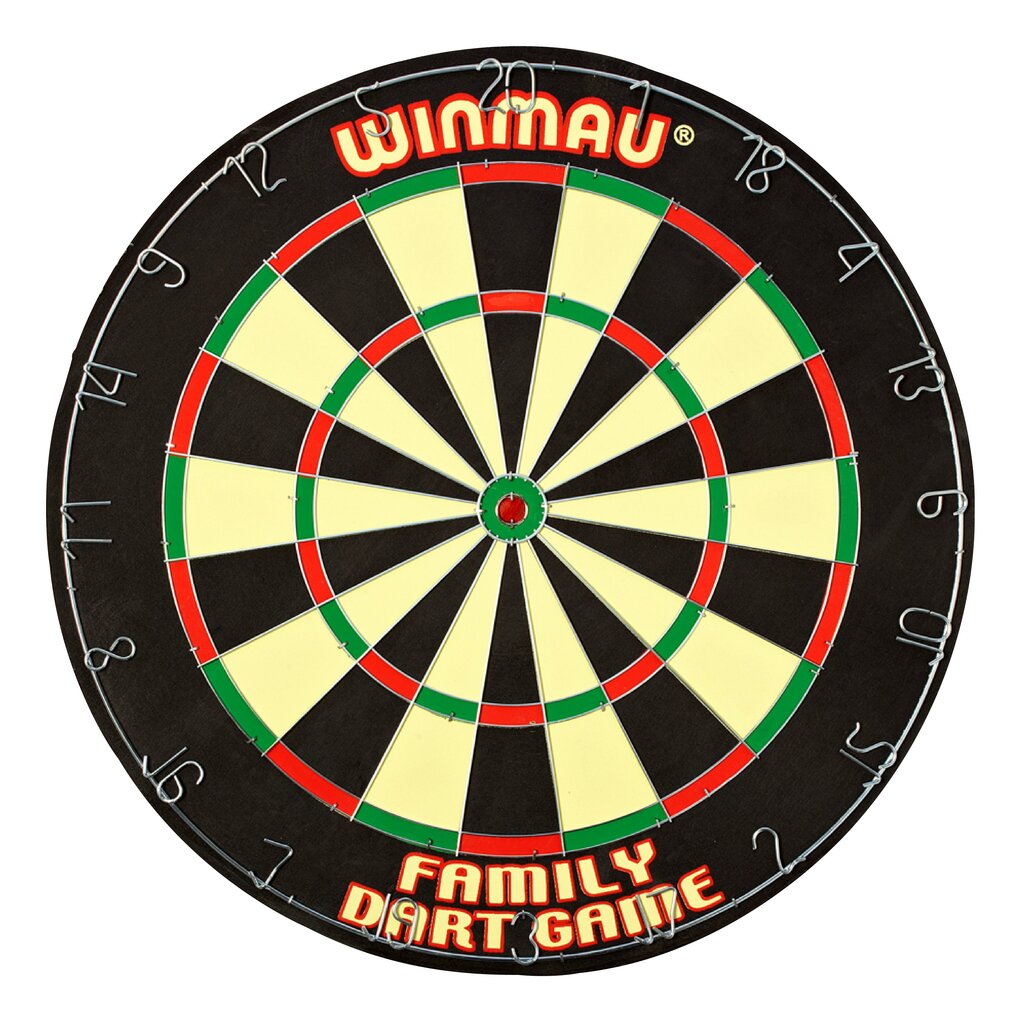 Целевой мишень Winmau Family Dart Game с дротиками цена | kaup24.ee