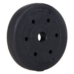 Весовой диск Springos, 2,5 кг, 29 мм, черный цена и информация | Гантели, гири, штанги | kaup24.ee