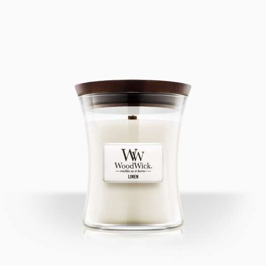 WoodWick lõhnaküünal Linen, 275g цена и информация | Küünlad, küünlajalad | kaup24.ee