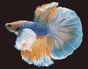 Teemantmosaiik Luminous fish 37x47 cm hind ja info | Teemantmaalid, teemanttikandid | kaup24.ee