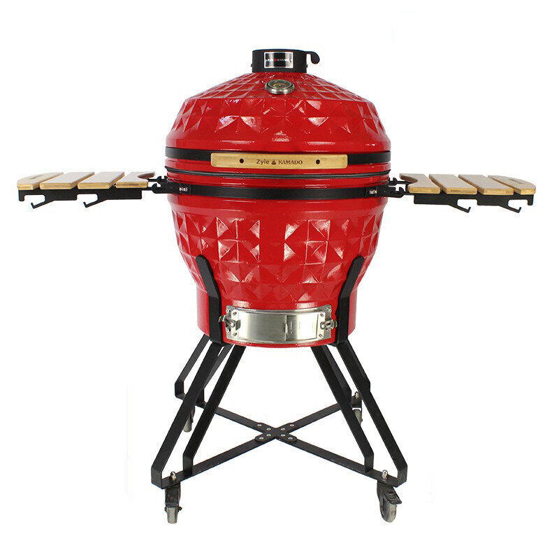 Grill Zyle Kamado, ZY24KSRDDISET, koos tarvikutega, 62 cm hind ja info | Grillid | kaup24.ee