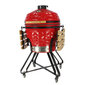 Grill Zyle Kamado, ZY24KSRDDISET, koos tarvikutega, 62 cm hind ja info | Grillid | kaup24.ee