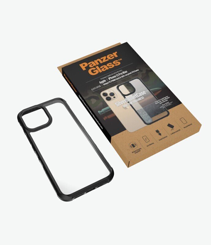 PanzerGlass SilverBullet Case, telefonile iPhone 13 Pro Max, läbipaistev hind ja info | Telefoni kaaned, ümbrised | kaup24.ee