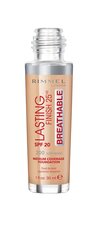 Jumestuskreem Rimmel 25HR Breathable SPF20 30 ml, 200 Soft Beige hind ja info | Jumestuskreemid, puudrid | kaup24.ee