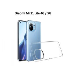 Õmbris Xiaomi Mi 11 Lite 4G 5G, TPU-st цена и информация | Чехлы для телефонов | kaup24.ee