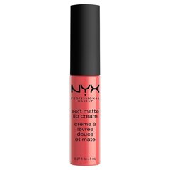 Skysti matiniai lūpų dažai NYX Soft Matte Lip Cream 8 ml, Antwerp hind ja info | Huulepulgad, -läiked, -palsamid, vaseliin | kaup24.ee