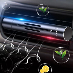 Auto õhuvärskendaja, korduvkasutatav, kahe lõhnaga, hall цена и информация | Освежители воздуха для салона | kaup24.ee