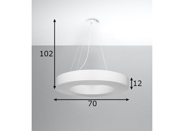 Sollux valgusti Saturno Slim 70 цена и информация | Rippvalgustid | kaup24.ee