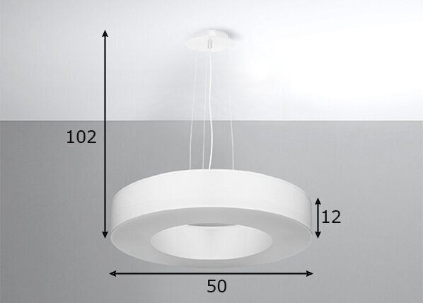 Sollux valgusti Saturno Slim 50 hind ja info | Rippvalgustid | kaup24.ee